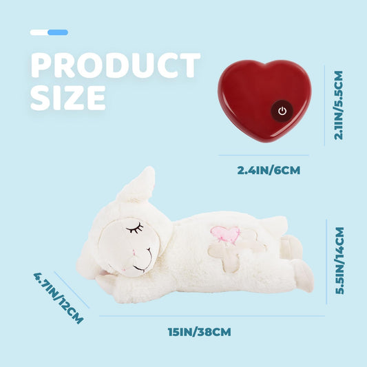 ALL FOR PAWS Puppy Heartbeat Stuffed Animal Toy, Dog Anxiety Toys Soothing Dog Crate Snuggle Sleep Aid Plush Comfort Toys