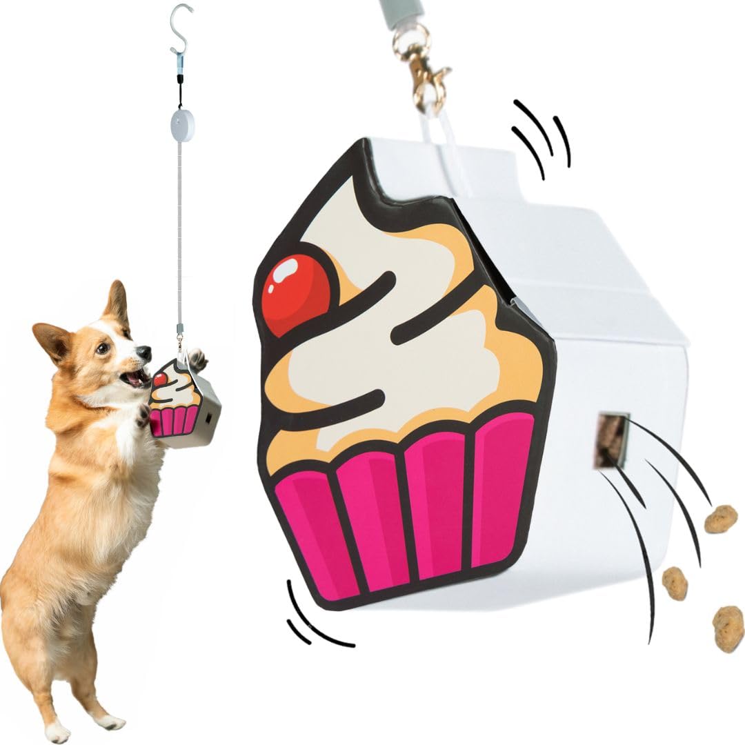 Dog Pinata Treat Dispensing Toys - Pet Puzzle Treat Dispenser Toy for Dogs Mental Stimulation - Small Pinata for Pets to Keep Them Busy with Treats - Pets Enrichment Games for Dog Birthday and Play