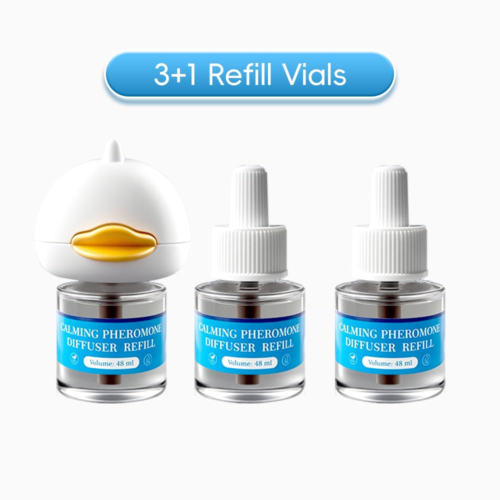 EatDays PRO! Dog Calming Diffuser to Stop Peeing in House - Calming Diffusers for Dogs with Pheromones for Anxiety Relief, Pet Calming Aid Device for Dogs Stop Barking and Marking