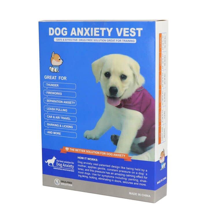 MCHY Dog Anxiety Vest, Anxiety Relief for Dogs, Dog Calming Coat (Pink M)