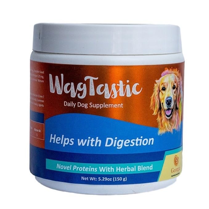 Wagtastic Dog Multivitamin Powder – Natural Superfood & Herbal Blend with Seaweed, Omega 3, Ashwagandha, Turmeric, Flaxseed – Supports Digestion, Immunity, Skin, Coat & Overall Health
