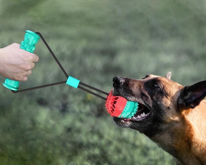 Rope and Ball Dog Toy - Interactive Tug of War - Durable for Small Medium Large Breeds - Tough Dog Toys to Keep Them Busy - Indestructible Dog Toy Aggressive Chewers - Dog Toys Boredom