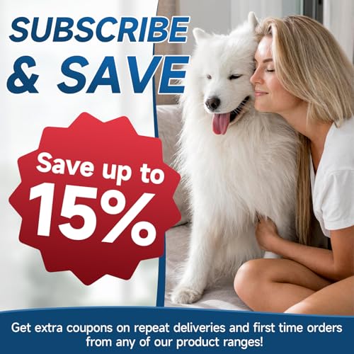 Woyamay Dog Calming Diffuser - Dog Pheromones Calming Diffuser for Dog Anxiety Relief 6-in-1 Dog Pheromone Diffuser Kit with 2 Diffuser + 4 Refill 48ml Vial - 120 Days Pheromone Diffuser to Calm Dogs