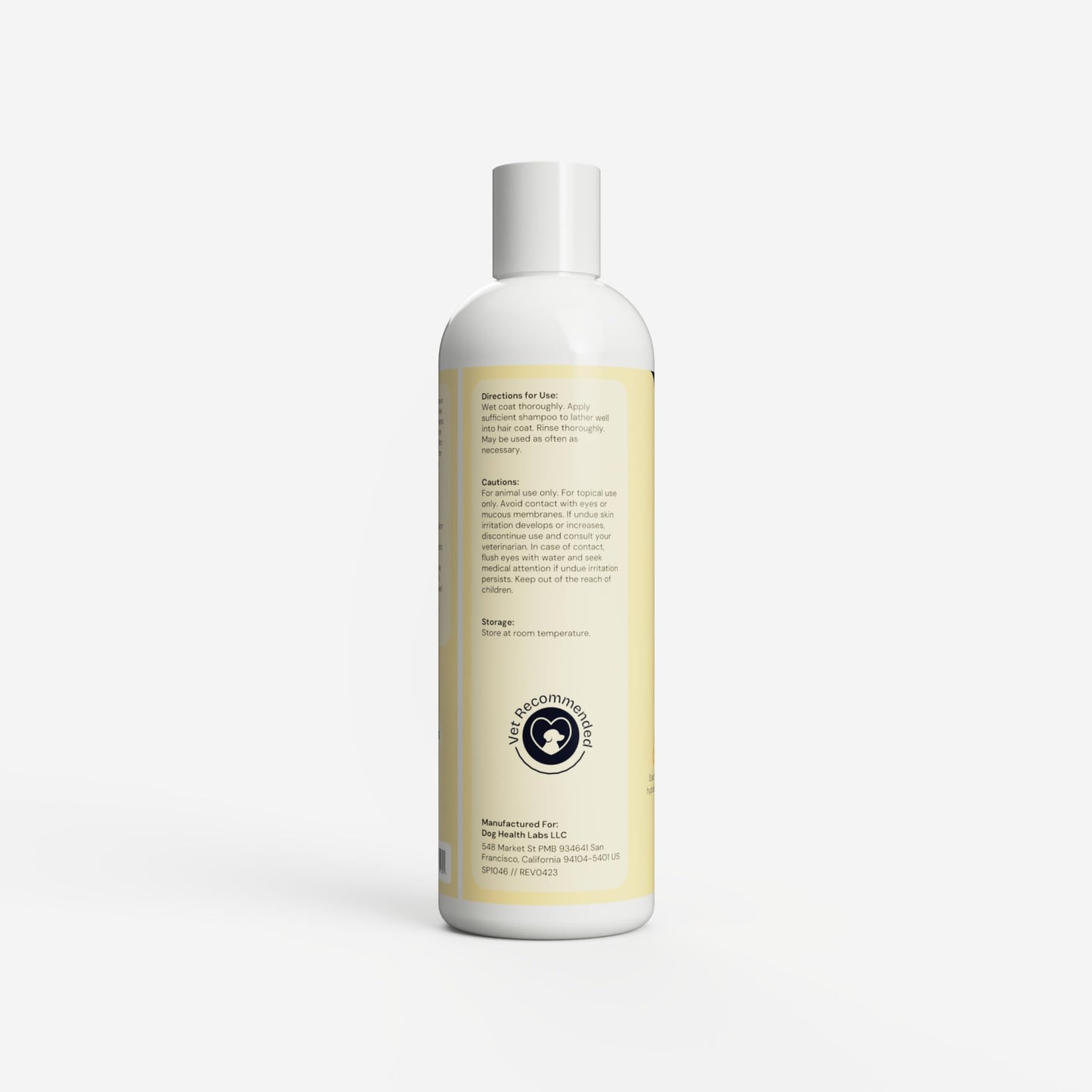 Dog Health Labs Deodorizing Shampoo for Dogs – Sweet Pea & Vanilla Scent – 12 fl oz, Soap-Free, Hypoallergenic Formula for Sensitive Skin – Cleans, Conditions & Refreshes – Vet Approved – Made in USA