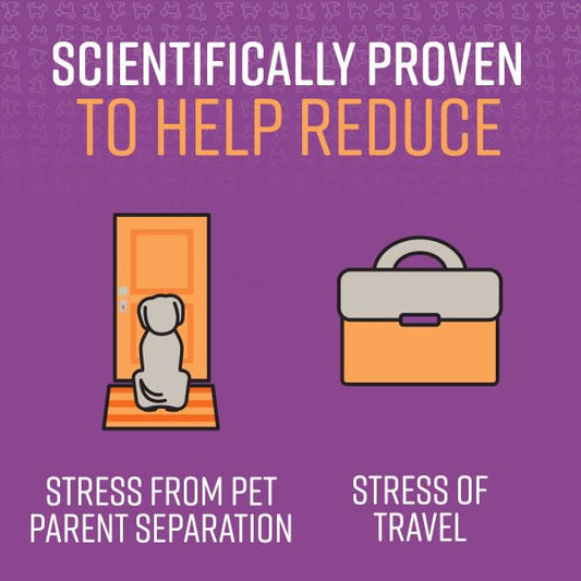 Sentry Calming Chews for Dogs, Calming Aid Helps to Manage Stress & Anxiety, with Pheromones That May Help Curb Destructive Behavior & Separation Anxiety, Health Supplement for Dogs, 60 Count