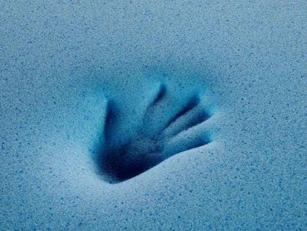 Dogbed4less Orthopedic Gel Cooling Memory Foam Dog Bed with Waterproof Liner and External Durable Denim Cover for Small to Medium Pet 35X20X4 Inches