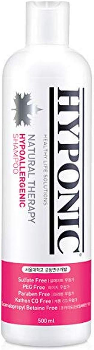 HYPONIC Hypoallergenic Premium Dog Shampoo - Deodorizing, Sensitive Skin, Detangling (All Breeds 10.1 oz)