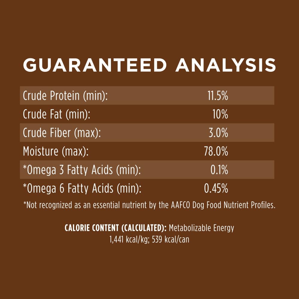 Instinct Original Wet Dog Food, Grain Free Recipe - Real Beef, 13.2 oz. Cans (Pack of 6)