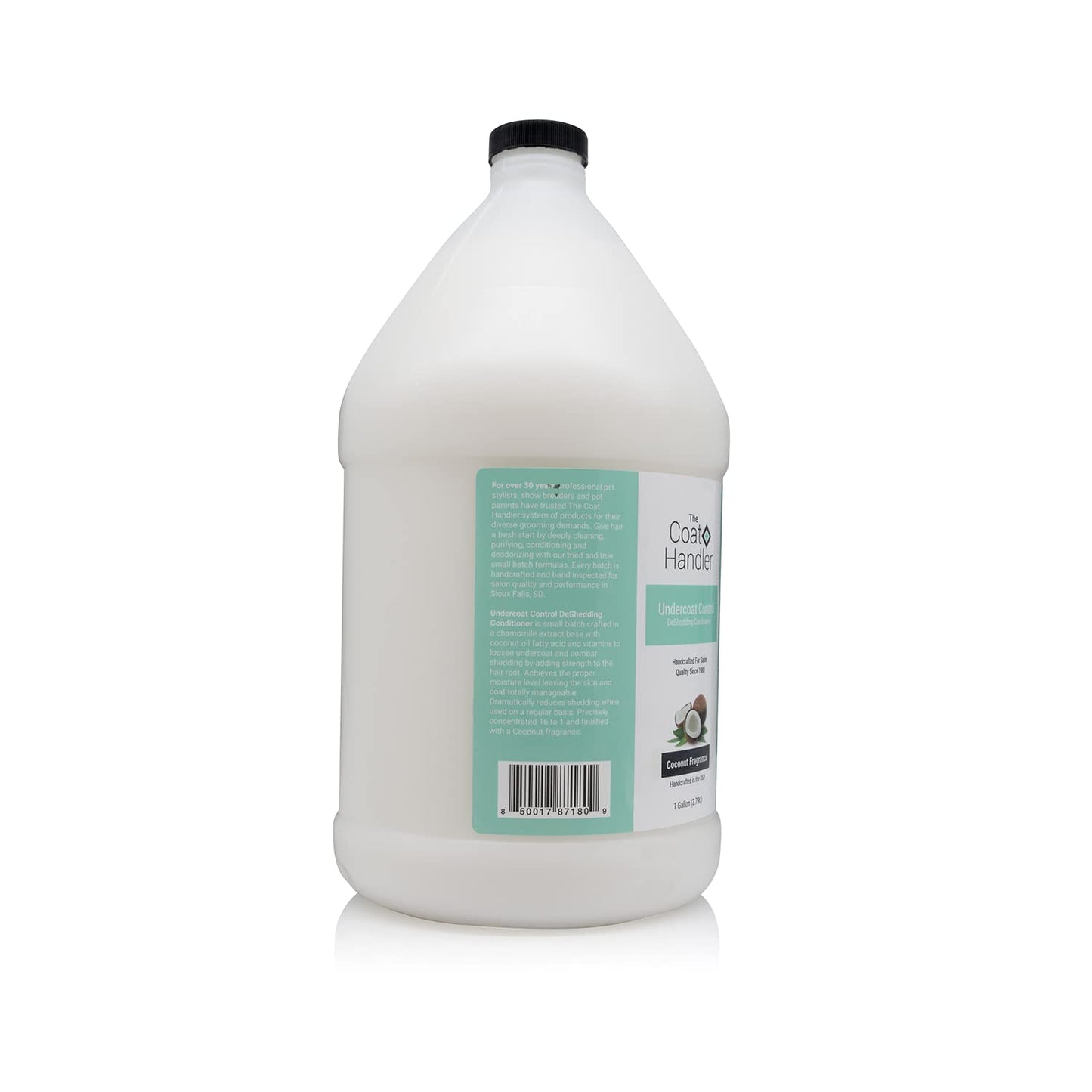 The Coat Handler Undercoat Control Deshedding Shampoo and Conditioner Coconut Bundle - All Natural Ingredients, Combats Shedding and Loosens Undercoat Hair, Coconut Oil and Vitamin Infused