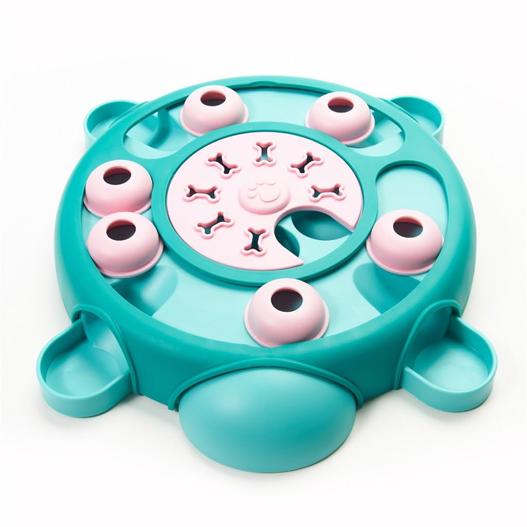 Friends Forever Dog Puzzles Toys with Slower Feeder, Interactive Toy with Food Puzzle for Stimulation and Treat Training Game, Treat Dispenser Toys for Dogs, Tortoise Puzzle