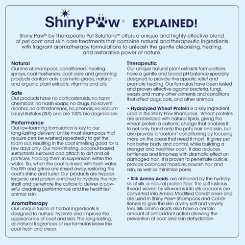 Dog Itch Relief Spray by Shiny Paw 16 oz | Aloe Vera & Eucalyptus Skin Itch Remedy | Dog Hot Spot Spray | Natural Anti Itch Spray for Pets | Dog Itchy Skin Relief | Made in USA