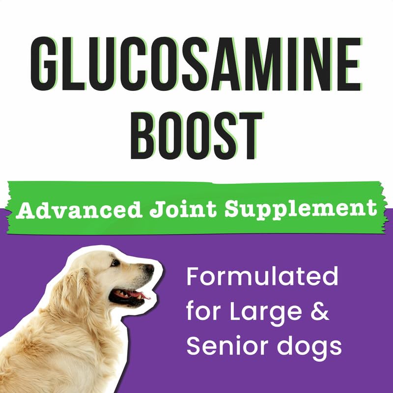 Advanced Glucosamine Chews for Dogs - Dogs Hip & Joint Supplement - Joint Health and Paid Relief - Senior Dog Supplement - 100 Ct - Beef and Bacon