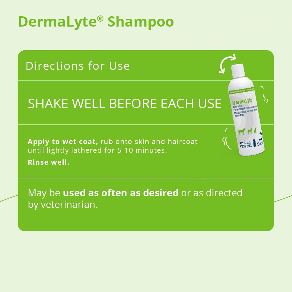 Dermalyte Shampoo, 12 Ounce