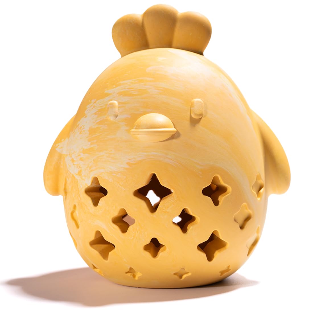 MewaJump Stuffed Dog Toy Treat Dispenser Dog Toy Puzzle Rubber Chew Toys Treat Food Dispensing Toys for Teeth Cleaning Ball Interactive Enrichment Toys for Puppy, Small, Medium, Large Breeds
