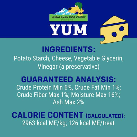 Himalayan Dog Chew Say Cheese! Assorted Yak Cheese Dog Treats, Long-Lasting Himalayan Pet Chews, Easily Digestible Chew Sticks, Grain-Free & Healthy Dental Treats for Dogs – 8.3 oz Variety Pack