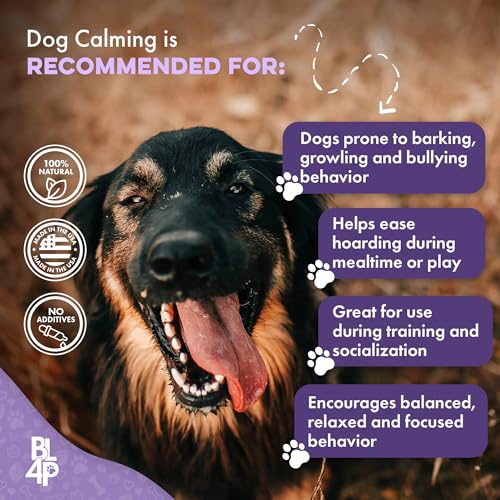 Peaceful Paws Dog Aggression & Noise Phobia Relief, Anxiety Relief for Dogs, Dog Calming Remedy for Biting, Barking, Chasing, Attacking, and Other Canine Behavior Issues, 400 Non-Drowsy, Small Pills