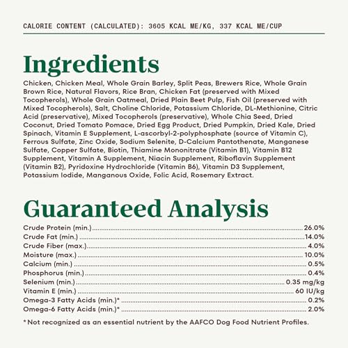 Nutro Natural Choice Senior Small Breed Dry Dog Food, Chicken and Brown Rice Recipe, 5 lbs.