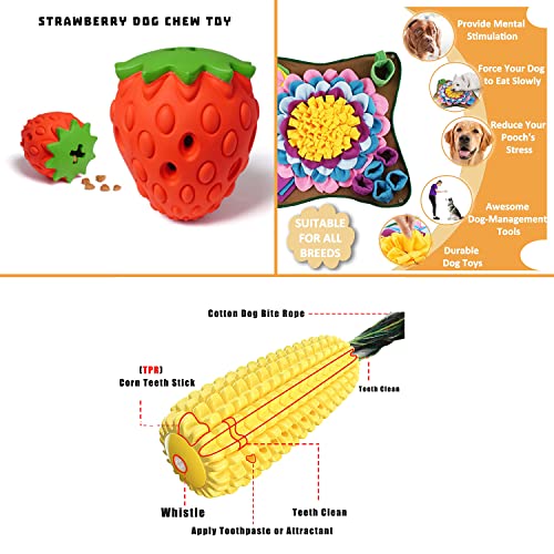 Snuffle Mat for Large Dogs and Cats Heavy Duty Dog Enrichment Toys Interactive Feeder Puzzle Mat Mental Stimulation Non Slip Sniffing Mat Small Medium Large Breed Dogs Anxiety Relief