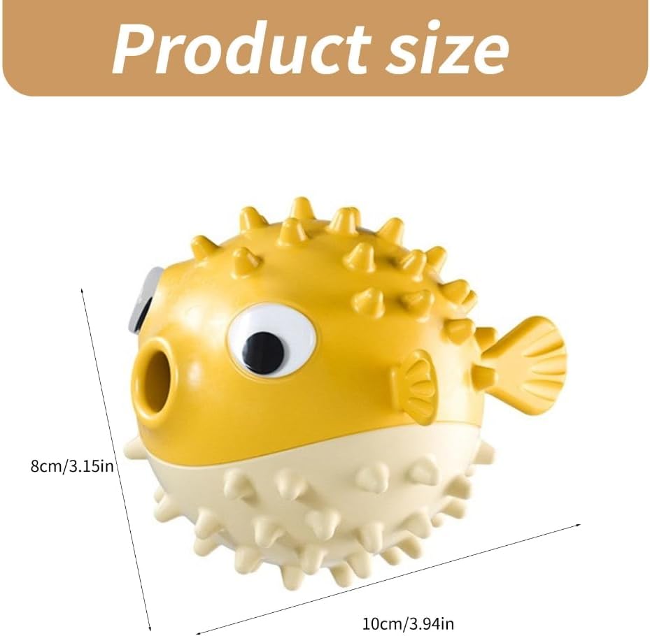 Fixiooz Interactive Treat Dispensing Dog Toys, Tough Durable Dog Puzzle Toys, Indestructible Dog Chew Toys, Dog Toys to Keep Them Busy, Interactive Slow Feeder Tough Toys Teeth Cleaning