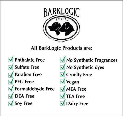 BarkLogic Dog Conditioner with Naturally Derived Essential Oils, 16 fl oz - Plant Based Gentle Formula is Puppy Safe - Lemon