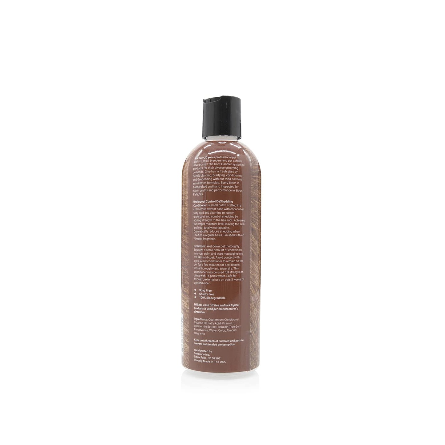 The Coat Handler Undercoat Control deShedding Dog Shampoo and Conditioner Bundle, 16 oz - Combats and Reduces Shedding, Undercoat Removal, Omega 3 & 6 Rich, Vitamin E Strengthens The Hair Follicle