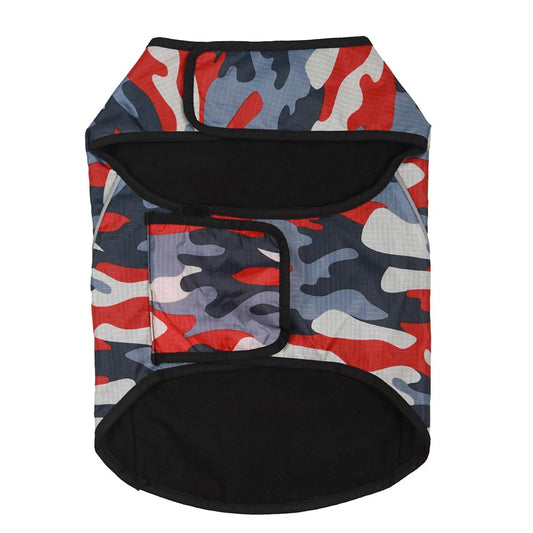 Dog Anxiety Jacket- Keep Calmig Vest Reflective Thunder Coat with D-Ring and Training Handle for Small Medium Large Dogs,Camouflage