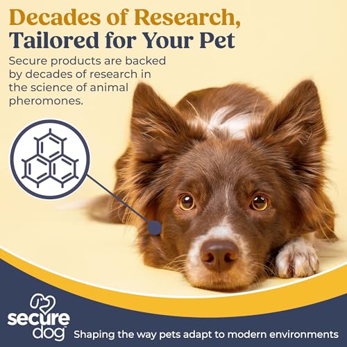 SecureDog Calming Diffuser for Supporting Calm and Well-Being to Help Relieve Any Feeling of Anxiety or Stress, Dog Pheromone Passive Stick Diffuser Home Starter Kit