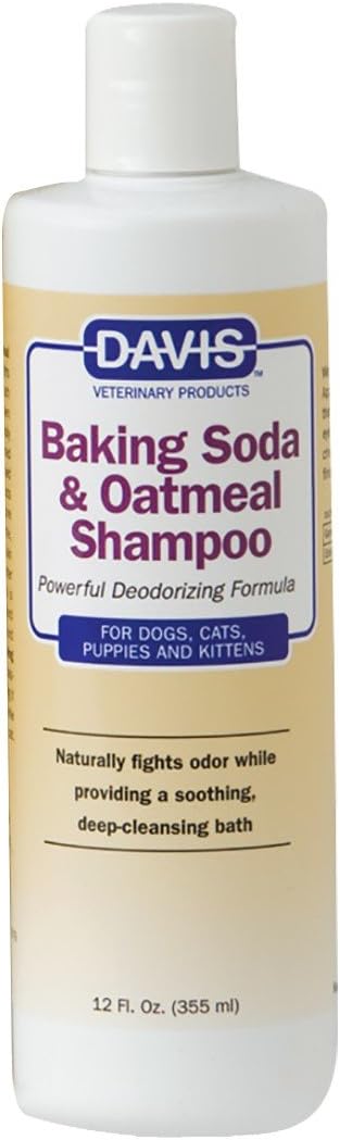 Davis Baking Soda & Oatmeal Pet Shampoo, 12 oz