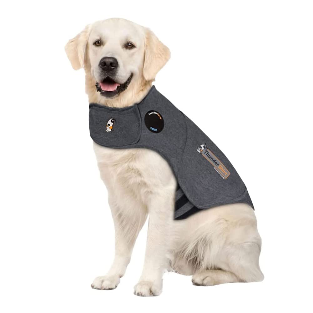 Generic Thunder Dog Anxiety Jacket Keep Calming Vest Reflective Coat (Small, Grey, Black)