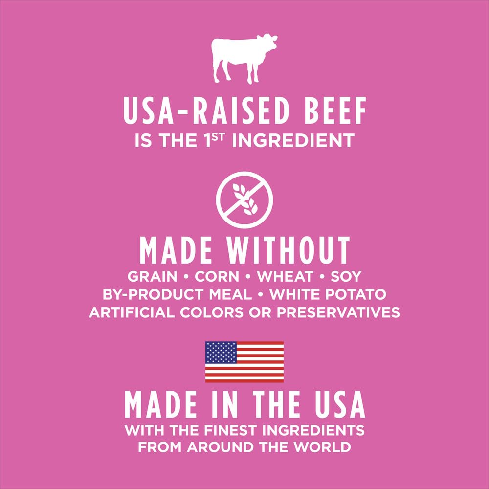 Instinct Raw Boost Small Breed, Natural Dry Dog Food with Freeze Dried Pieces, High Protein, Grain Free Recipe - Real Beef, 3.5 lb. Bag