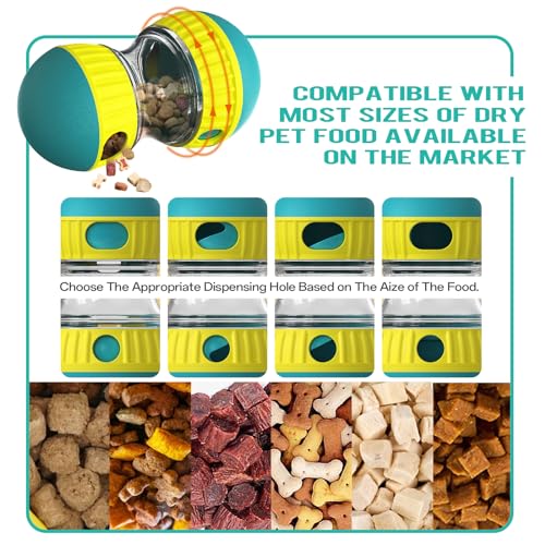 Dog Puzzle Toys, Adjustable Dog Treat Dispensing,Interactive Dog Enrichment Toy to Keep Them Busy,Food Puzzles Ball for Dogs, Puppy Slow Feeder for Boredom
