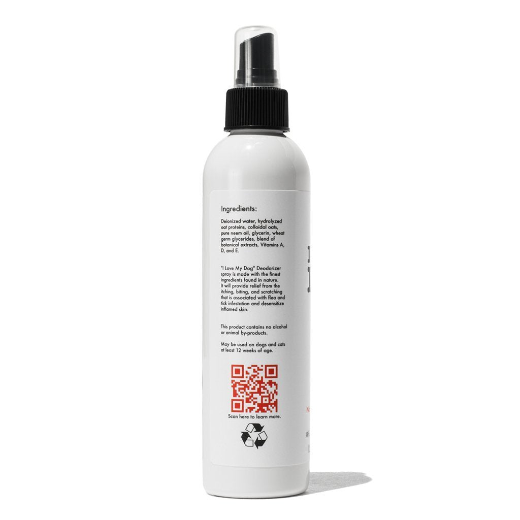 Dog Deodorizer Spray, All Natural Grooming Product with Oatmeal and Neem, Keep Your Dog Fresh and Itch Free Between Baths, Relieves Skin Irritation for Sensitive, Dry and Itchy Skin