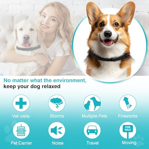 Hemp Calming Chews for Dogs with Anxiety and Stress - Anxiety Relief Chews for Storms, Fireworks, Thunder, Barking, Separation - Valerian, L-Tryptophan, Hemp Oil - Chicken - 120 Dog Calming Treats