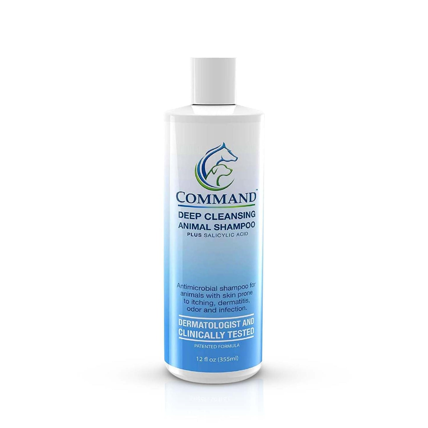 VetriMax Command Medicated Dog Shampoo for Itchy Skin, Anti-Itch Relief for Allergies and Dry Skin, Healing Soothing Pet Care Formula (12 oz)