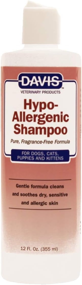 Davis Hypoallergenic Pet Shampoo, 12 oz (HS12)