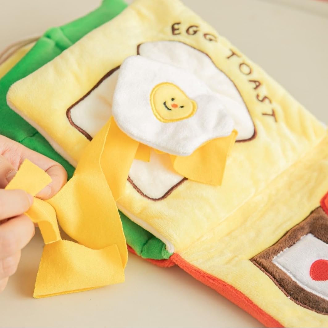 Dog Sniffing Book Sniff Mat Slow Feeding Brain Stimulating Interactive Cute Dog Digging Toys Puppy Puzzle Toys for Pet Supplies