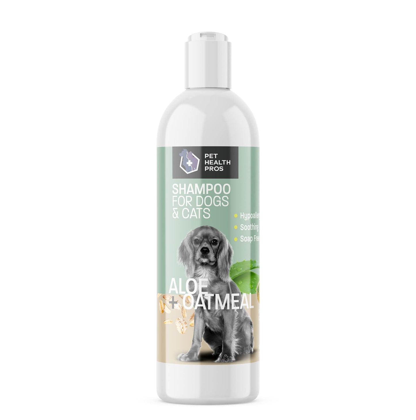 Pet Health Pros Aloe Oatmeal Shampoo for Dogs - Sensitive Skin Dog Shampoo for Allergies and Itching – Moisturizing Soap Free Aloe Oatmeal Dog Shampoo and Conditioner for Dry Itchy Skin - 16 oz