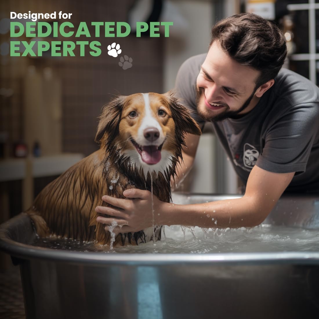 Best Shot UltraMAX Hypoallergenic Clarifying Shampoo, Versatile Pet Shampoo, Ideal Pet Grooming Supplies, Ready to Use, Sweet Pea Essence, 1.1 Gallon