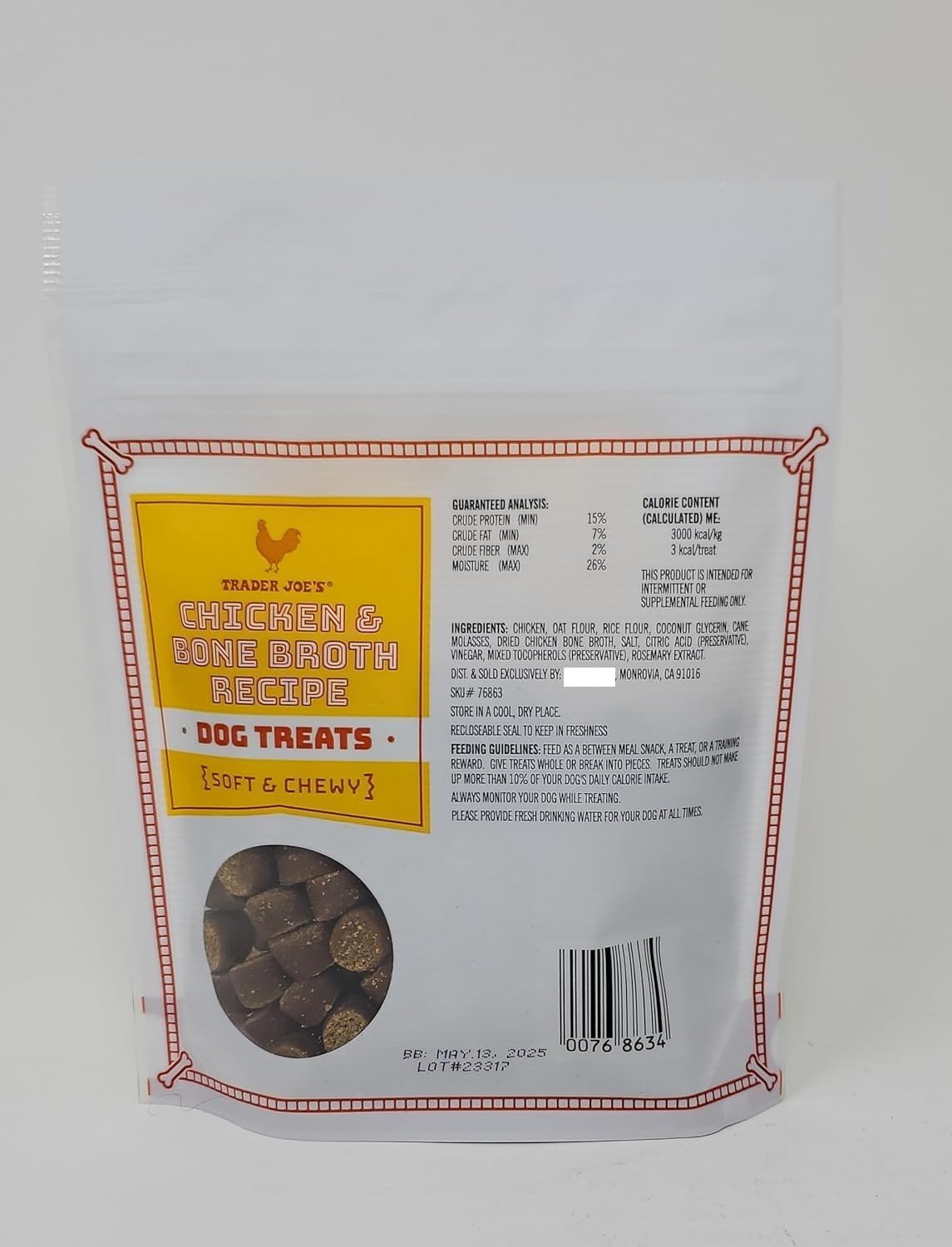 Blue Buffalo BeneBars Immune Support Dog Treats with Vitamins C & E, Made with Natural Ingredients, USA Chicken & Mixed Berries, 9-oz. Bag