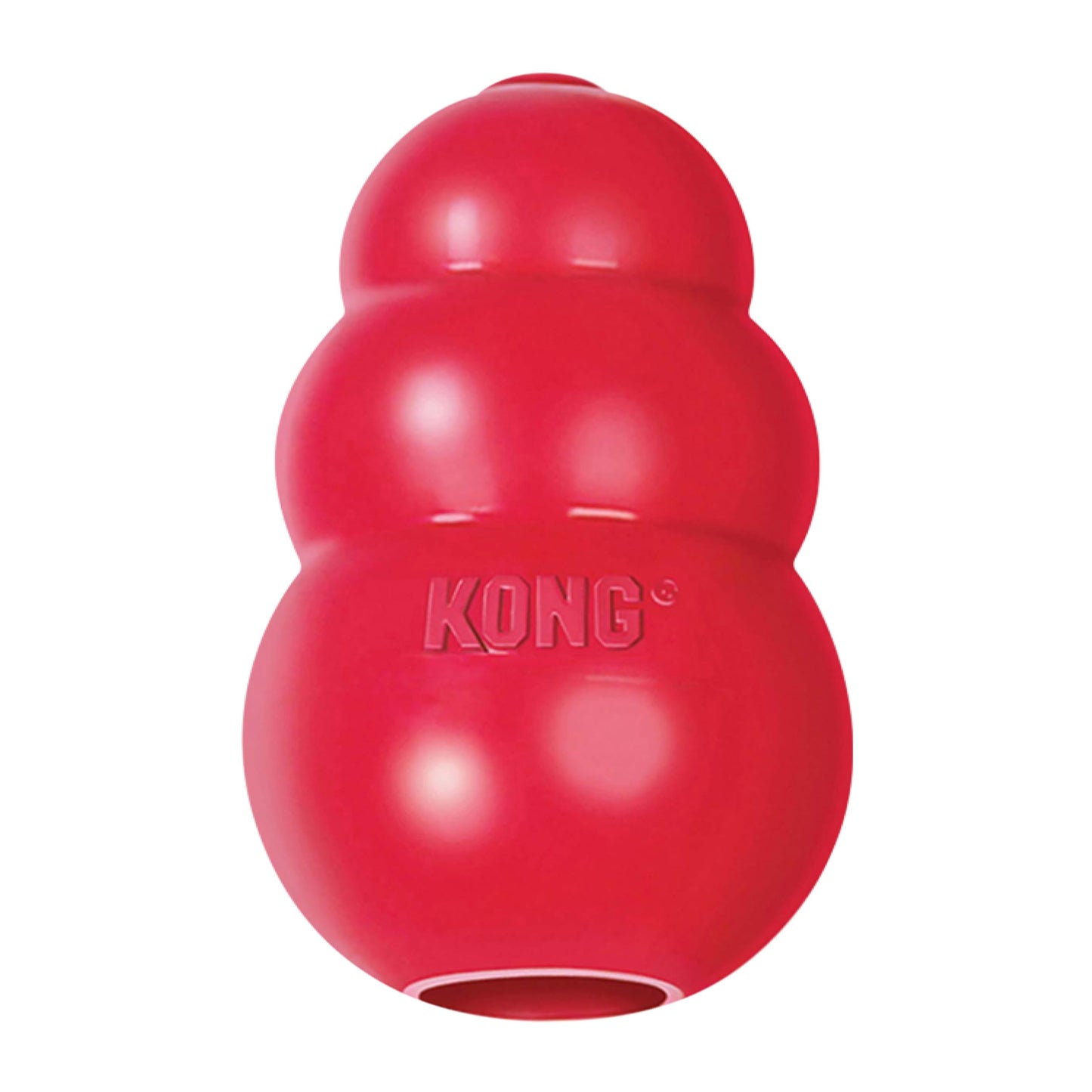KONG Classic Stuffable Dog Toy - Fetch & Chew Toy for Dogs - Treat-Filling Capabilities & Erratic Bounce for Extended Play Time - Durable Natural Rubber Material - for Medium Dogs