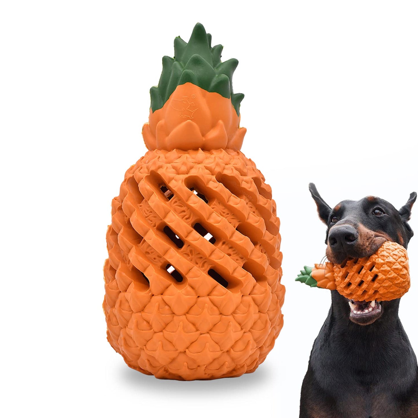 PETOPIA Pineapple Dog Chew Toys - Indestructible for Large Aggressive Chewers