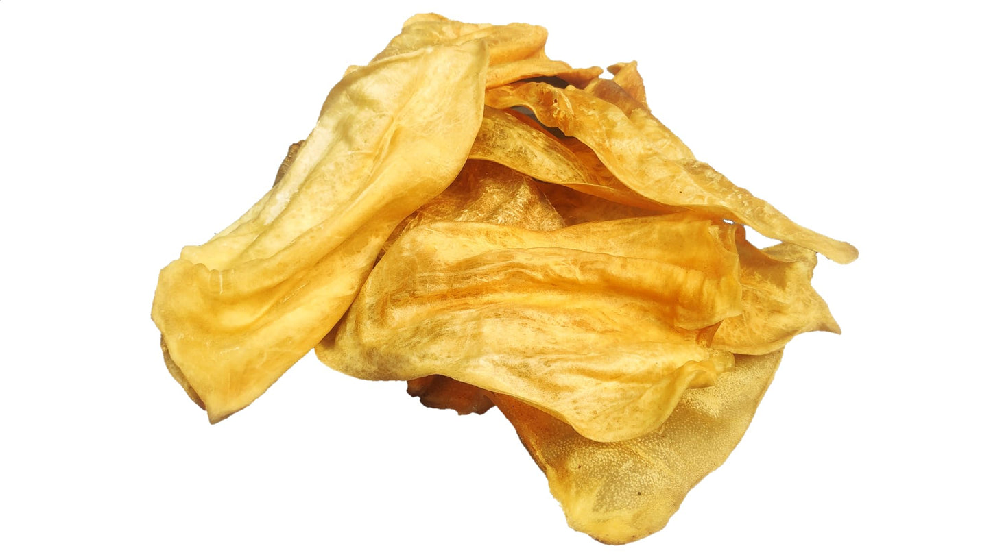 Dogscape chew Pure Natural Grass Fed Water Buffalo Ear - 12 Piece Value Pack Tough Dog Chew and Treat for Aggressive Chewers and Puppies