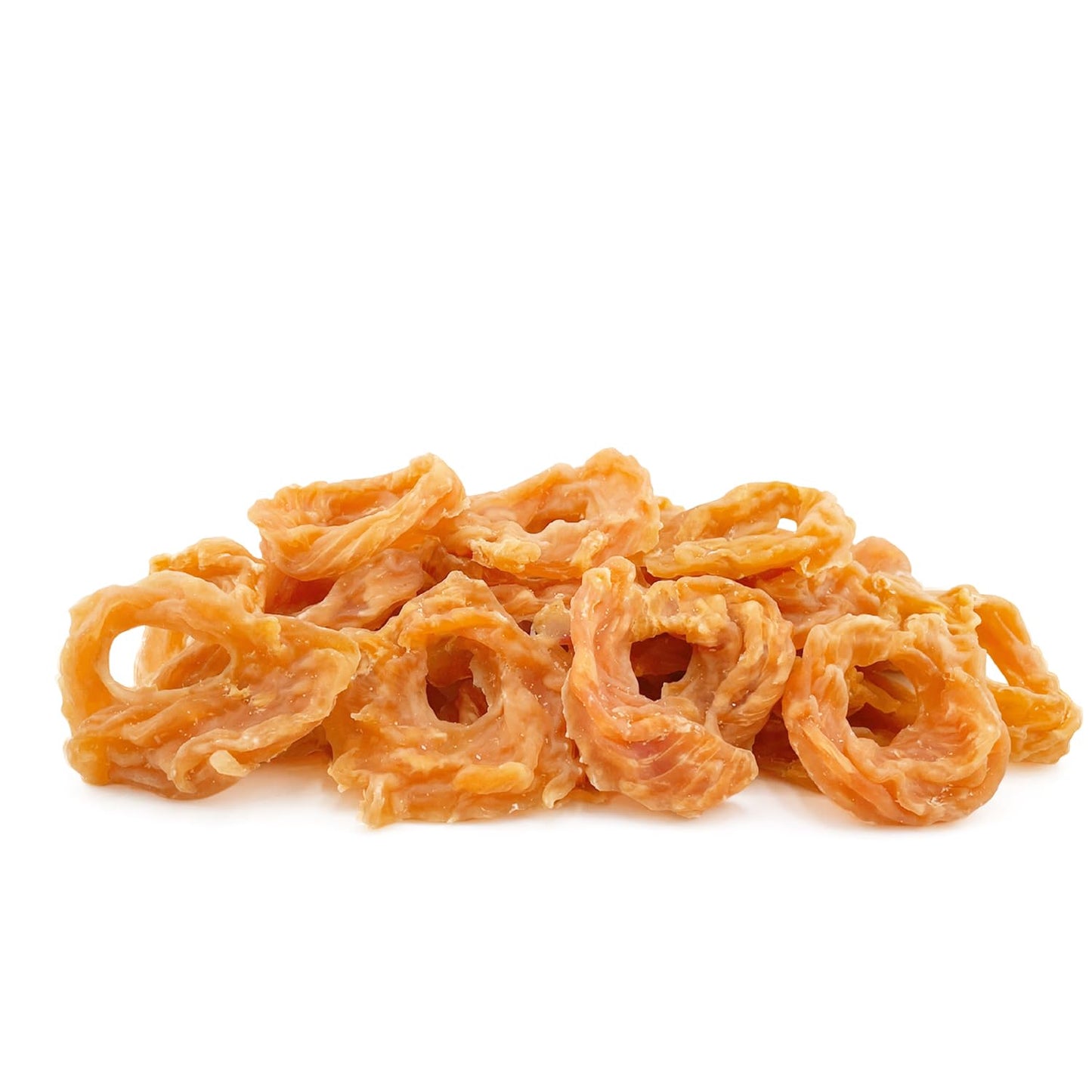 PETPURO Chicken Rings Dog Treats, Real Chicken Jerky Rawhide-Free Soft Chews, Natural High Protein Limited Ingredient Training Snacks for Small Medium Large Dogs, 10.6oz