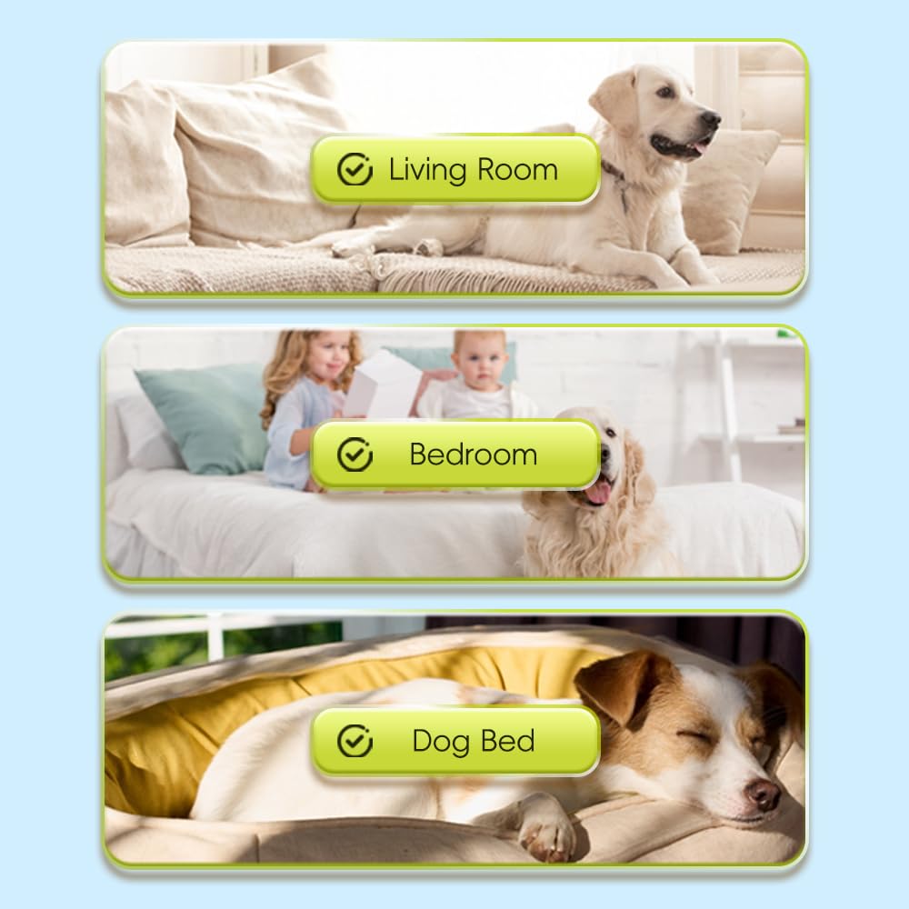 EatDays PRO! Dog Calming Diffuser to Stop Peeing in House - Calming Diffusers for Dogs with Pheromones for Anxiety Relief, Pet Calming Aid Device for Dogs Stop Barking and Marking