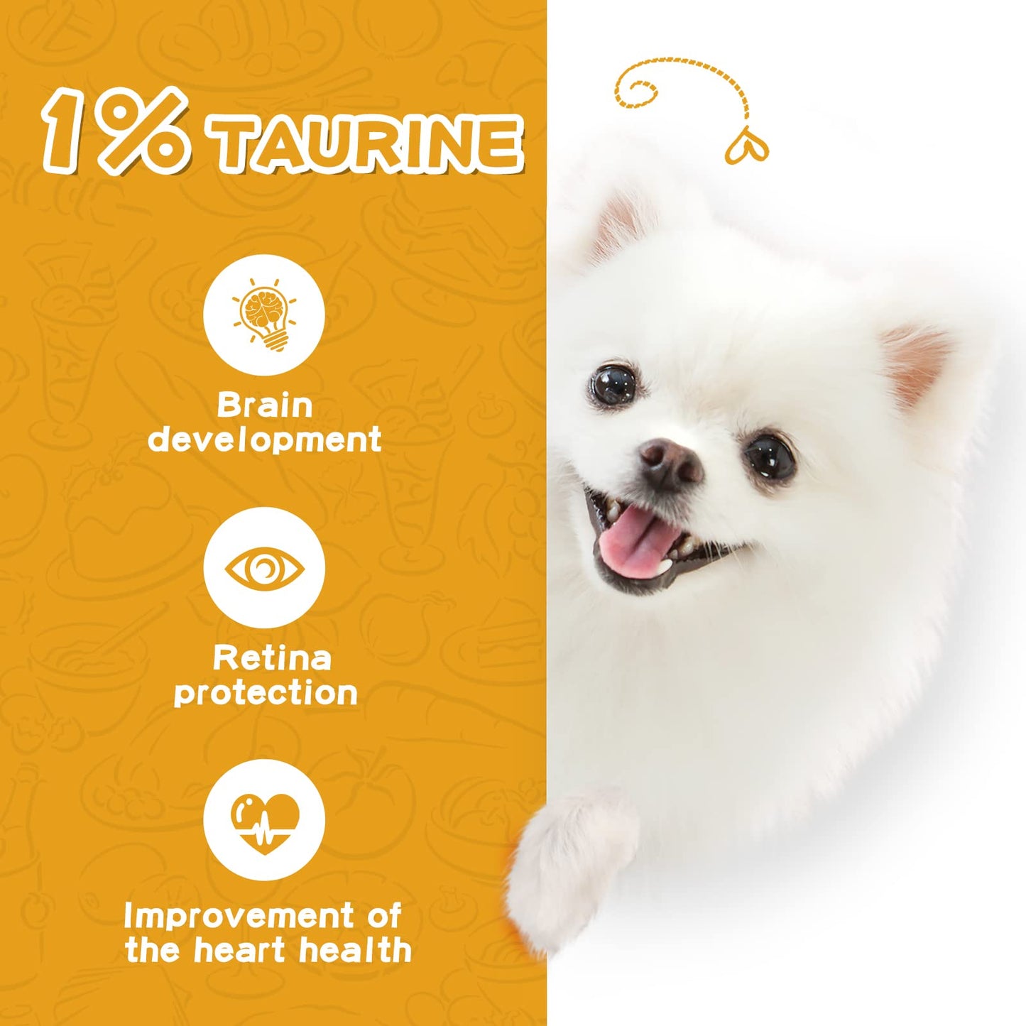 PAWUP Sweet Potato Dog Treat Soft, Chicken Jerky Dog Treats w/Taurine Dog Training Treats for Small Medium Large Dog