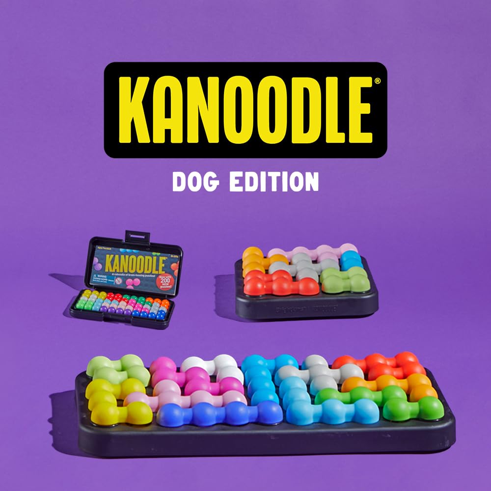 Brightkins Kanoodle Dog Edition Large, Interactive Dog Toys, Enrichment Toy for Dogs, Slow Feeder