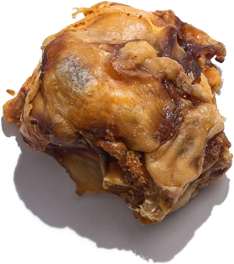 Jack&Pup Beef Bones, Knee Cap for Dogs, Long Lasting Natural Dog Bones, Beef Bone Knee Caps for Large Dogs. (10 Pack)