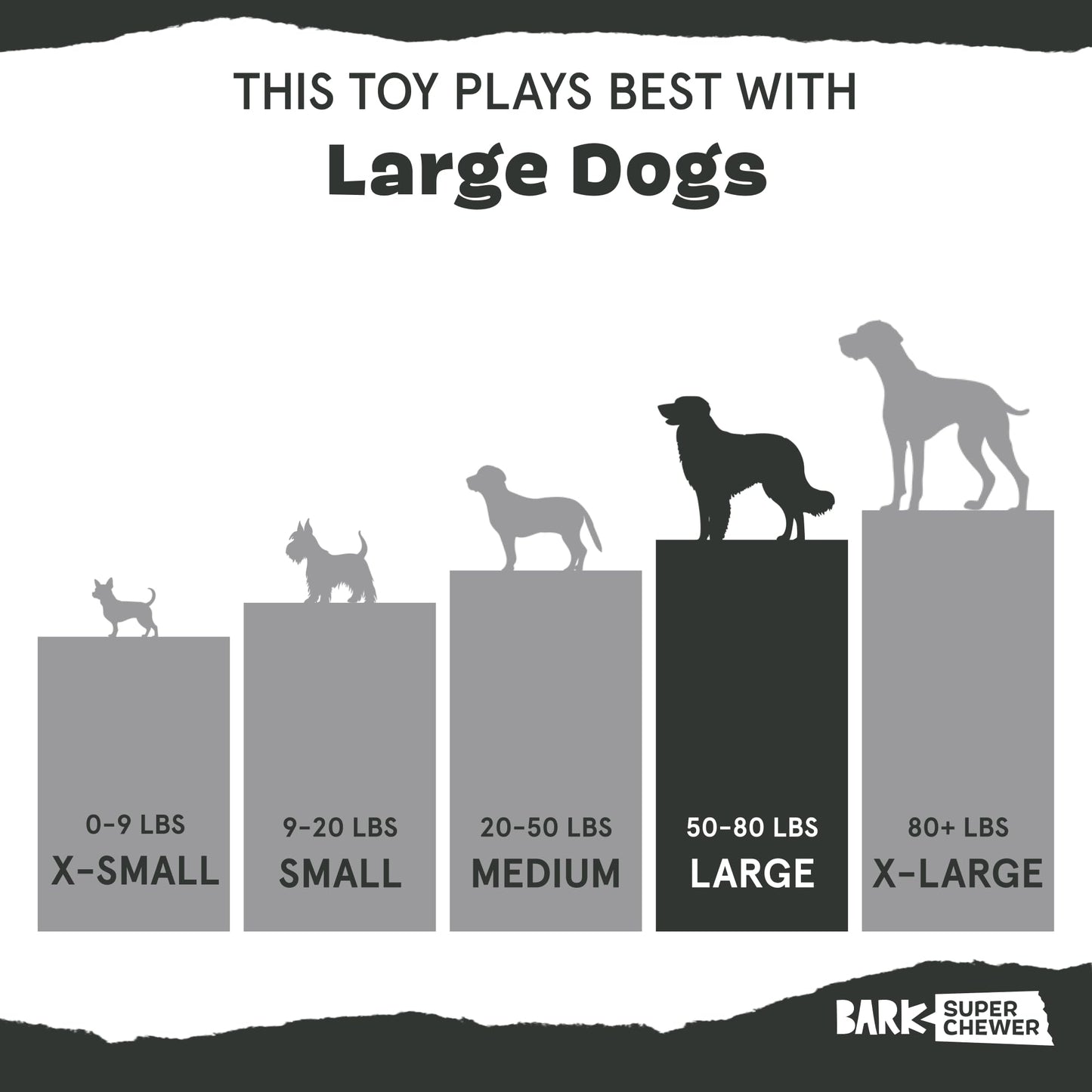 Barkbox Super Chewer Tough Dog Chew Toys for Aggressive Chewers, Treat Dispensing (Carrot - Small)