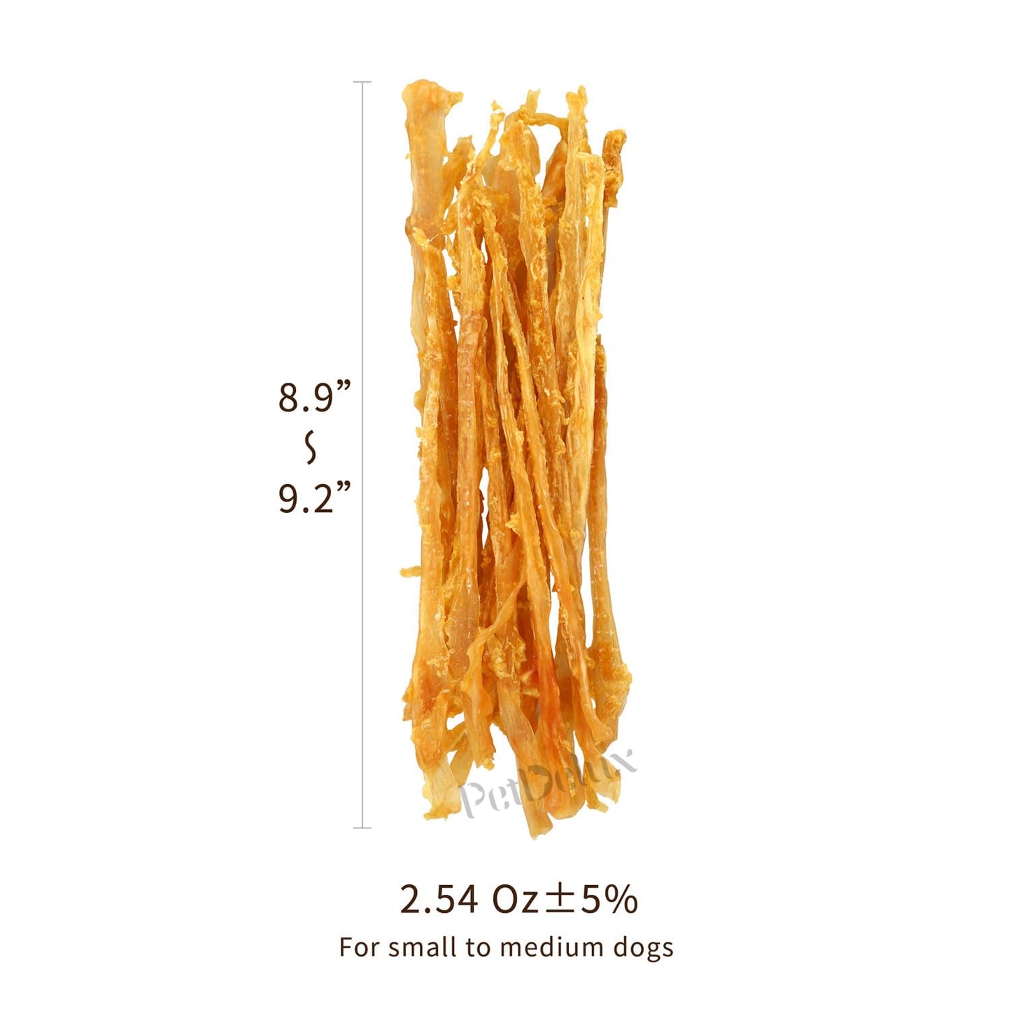 iPaw Turkey Tendons for Dogs, 100% Turkey and US Sourced Raw Material, Hypoallergenic, All Natural Human Grade Puppy Chew, Rawhide Alternative Dog Treats, 10 Unit/Packs Strip