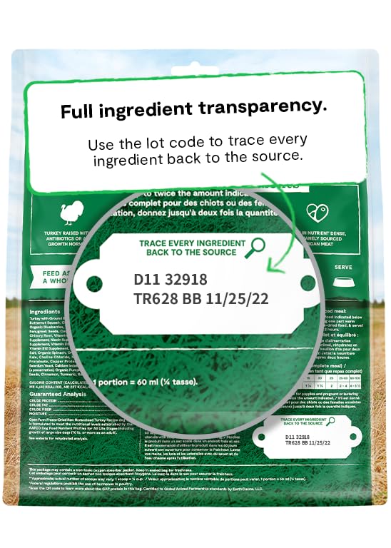 Open Farm Freeze Dried Raw Dog Food, Humanely Raised Meat Recipe with Non-GMO Superfoods and No Artificial Flavors or Preservatives (3.5 Ounce (Pack of 1), Homestead Turkey Recipe)